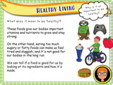 Living a healthy lifestyle PSHE