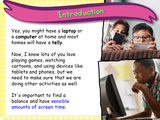 New! Sensible amounts of screen time - EYFS/Reception