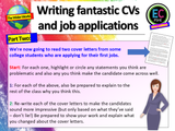 CVs, Job Applications, Cover Letters - 2 hours Careers / PSHE Lesson