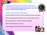 Gender Stereotypes and Society PSHE Lesson