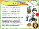 Living a healthy lifestyle PSHE