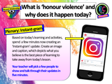 Honour Violence / Honour Killings PSHE Lesson