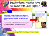 LGBT+ Rights Around the World PSHE Lesson