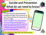 Suicide Prevention - Mental Health PSHE Lesson