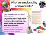 Employability Skills Introduction Careers / PSHE lesson