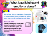 Gaslighting and Emotional Abuse PSHE Lesson