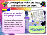 Contraception + Preventing STIs and Pregnancy (2 hour PSHE lesson)