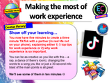 Why is work experience important? Careers / PSHE Lesson