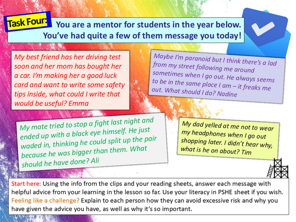 Personal safety out on the streets PSHE Lesson – EC Publishing