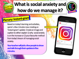 Social Anxiety Mental Health PSHE Lesson