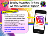LGBT+ Rights Around the World PSHE Lesson