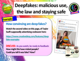 Deepfakes, Law and Safety PSHE Lesson