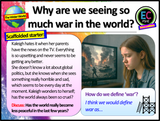 War, Conflict and Peace - Citizenship / PSHE Lesson