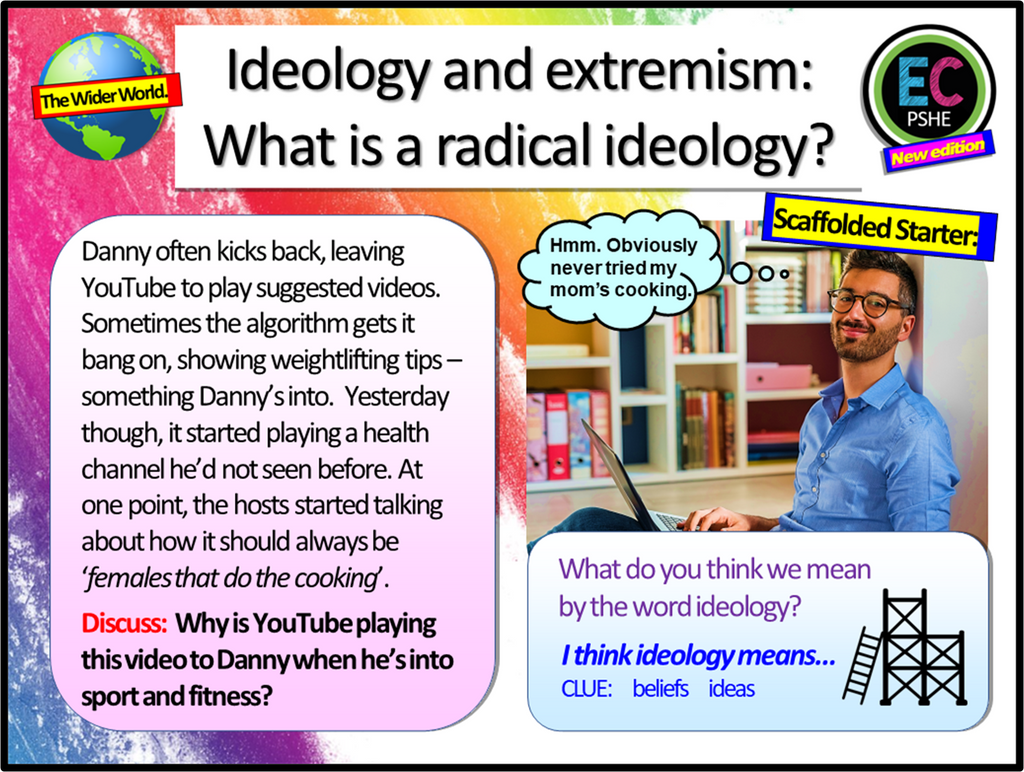 Extremism Radicalisation Ideology - Online PSHE Lesson
