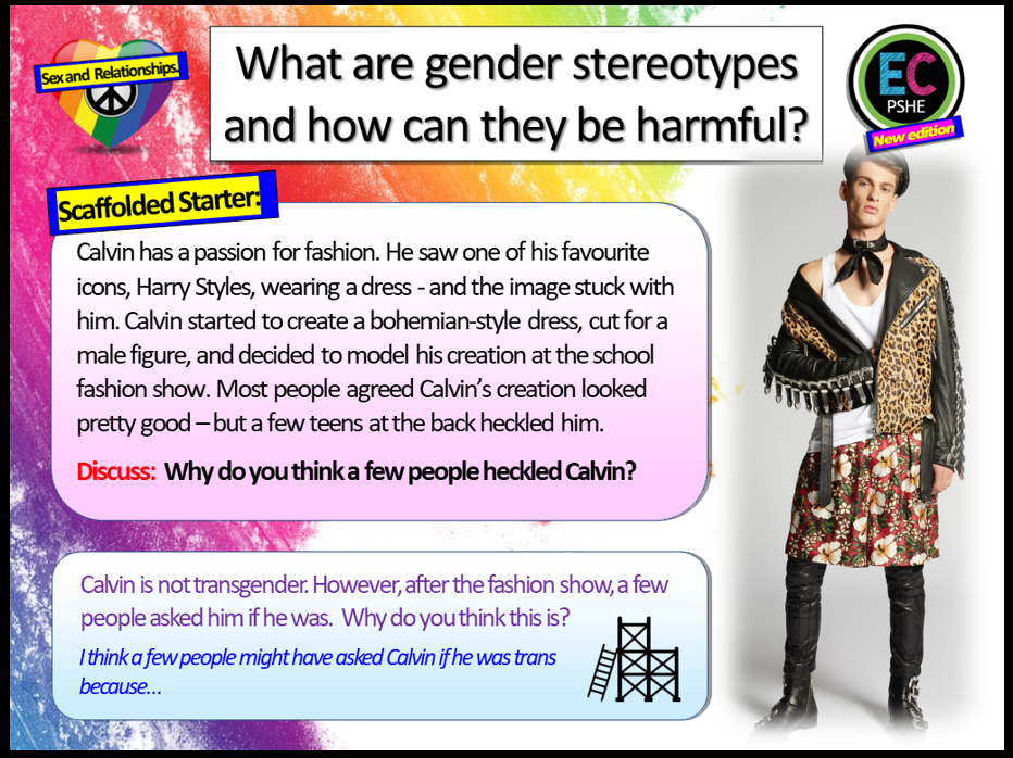 Gender Stereotypes and Society PSHE Lesson