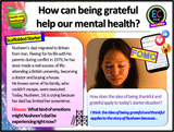 Gratitude and Gratefulness - Mental Health PSHE Lesson