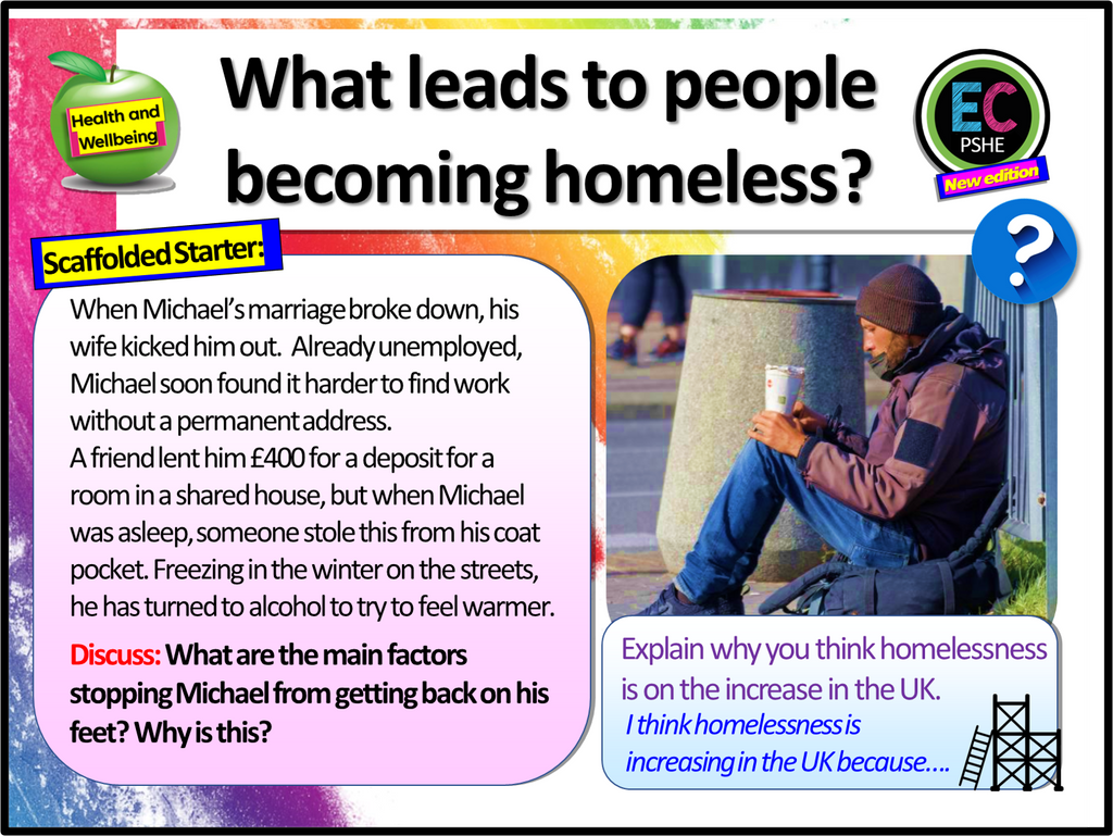 Homeless in Britain - 2 hour PSHE / Citizenship Lesson