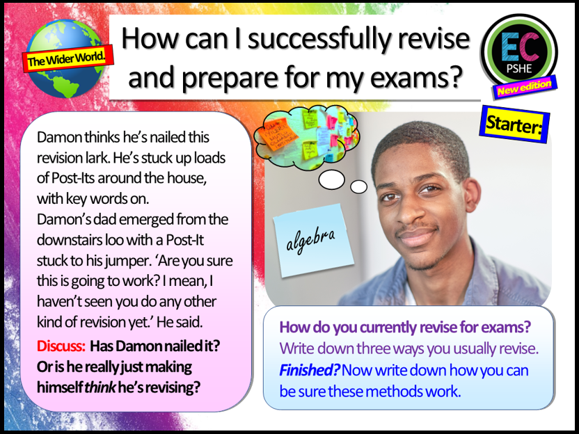 Revision and Study Skills - Acing the exams PSHE / Tutor Time double lesson