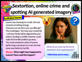 Sextortion, Online Crime, Image Sharing and how to spot AI videos RSHE PSHE Lesson