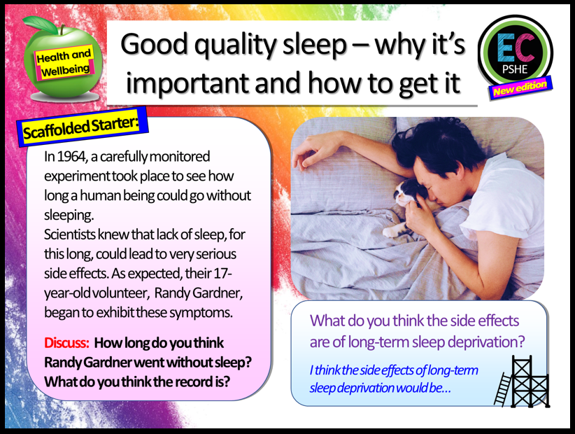 Sleep Importance and Sleep Hygiene PSHE Lesson