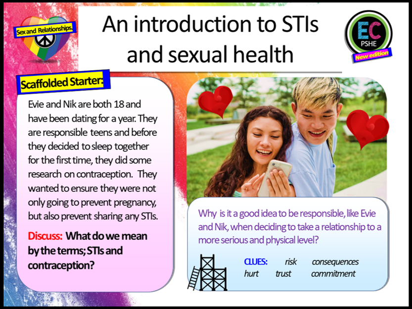 Introduction to STIs and Sexual Health PSHE Lesson