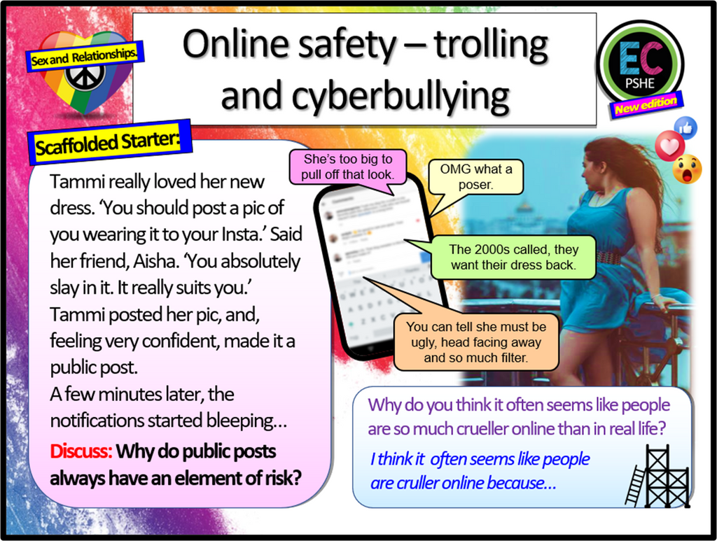Cyber-bullying, Trolling and Online Safety