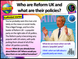 Who are Reform UK? UK Political Parties Lesson