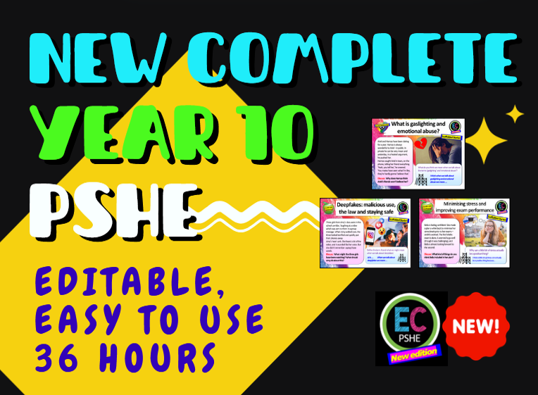 Year 10 PSHE / RSHE 2026 Curriculum (New)