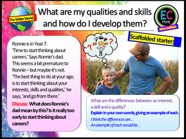 Careers Skills and Qualities KS3 PSHE Lesson