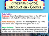 Citizenship GCSE Introduction Lesson - Edexcel
