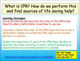 First Aid : CPR - PSHE Lesson