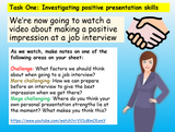 Personal Presentation and Cover Letters - Careers Lesson
