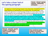 Writing Personal Statements