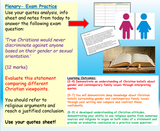 Christianity, Gender and Family / LGBT AQA RE GCSE