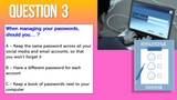 Internet Safety / Online Safety Quiz
