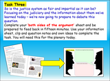 AQA Citizenship GCSE The Role and Powers of the Judiciary