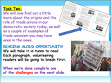 Role and origins of Trade Unions Edexcel Citizenship GCSE