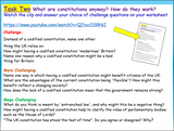 The UK Constitution Edexcel Citizenship GCSE