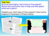 Hate Speech and Free Speech Lesson