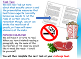 Cancer Awareness PSHE lesson
