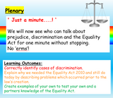 The Equality Act 2010 + Discrimination PSHE Careers