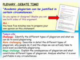 Plagiarism - and how not to do it