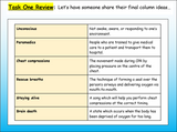 First Aid : CPR - PSHE Lesson