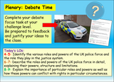 AQA GCSE Citizenship Police Powers Roles and place in the Justice System