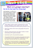 Gangs and Teen Crime Workbook / Home Learning PSHE