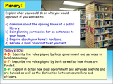 AQA Citizenship GCSE Local Government and Funding