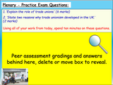 Role and origins of Trade Unions Edexcel Citizenship GCSE