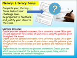 Writing Personal Statements