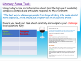 Binge Drinking PSHE Lesson