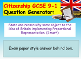 AQA Citizenship GCSE 9-1 Life in Modern Britain Unit
